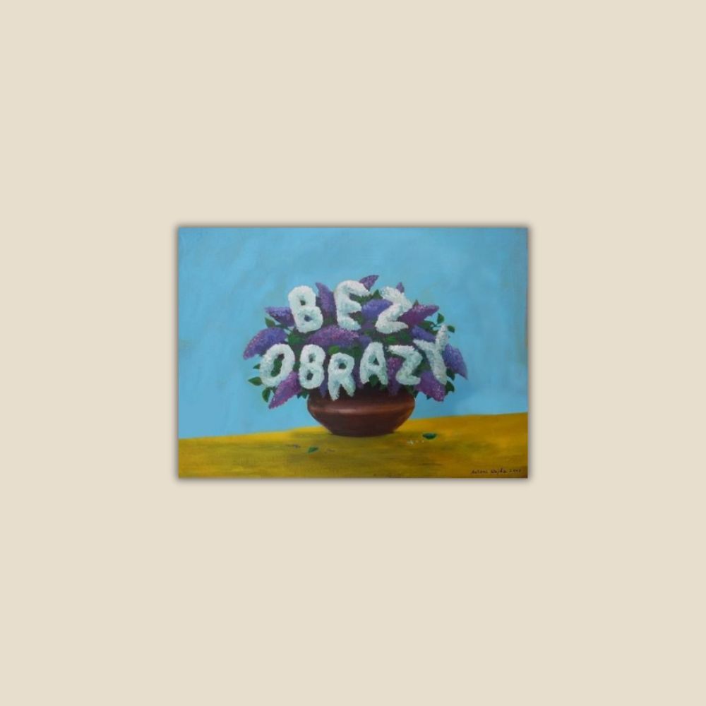 Plakat „Bez obrazy"
